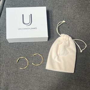 Uncommon James Gold Hoop Earrings